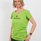 Outdooractive Pro+ T-shirt green - women