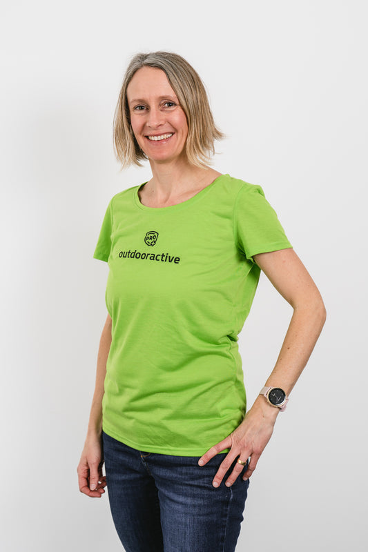 Outdooractive Pro+-T-Shirt grün -Damen