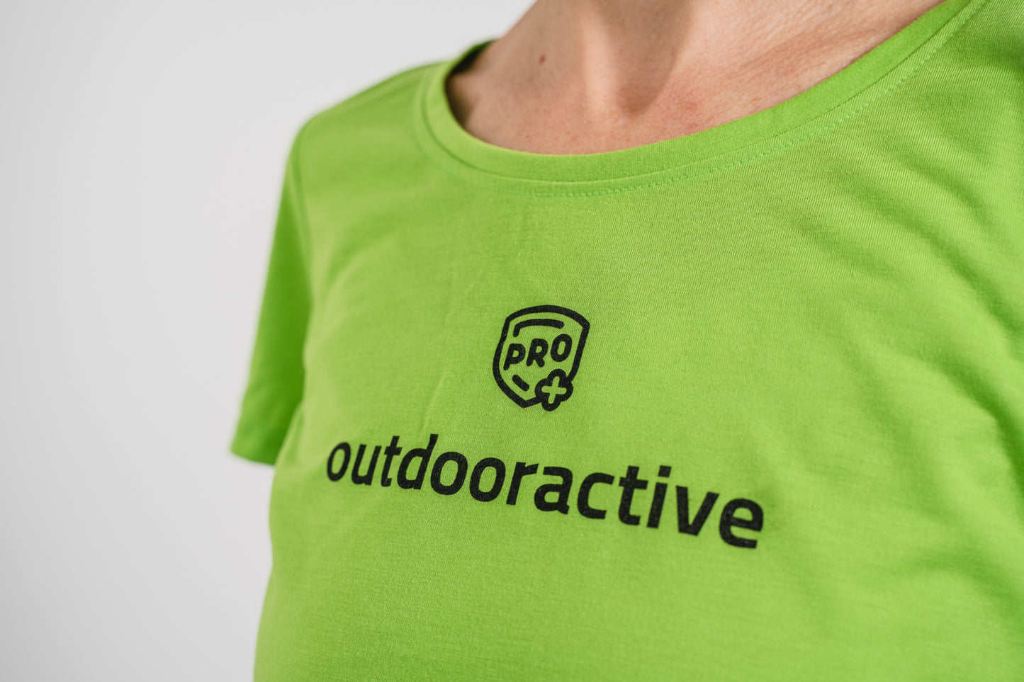 Outdooractive Pro+ T-shirt green - ladies